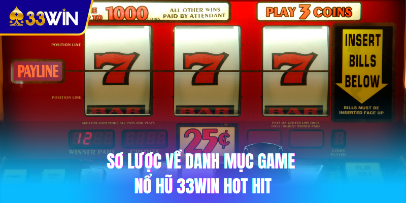 Sơ lược về danh mục game nổ hũ 33win hot hit